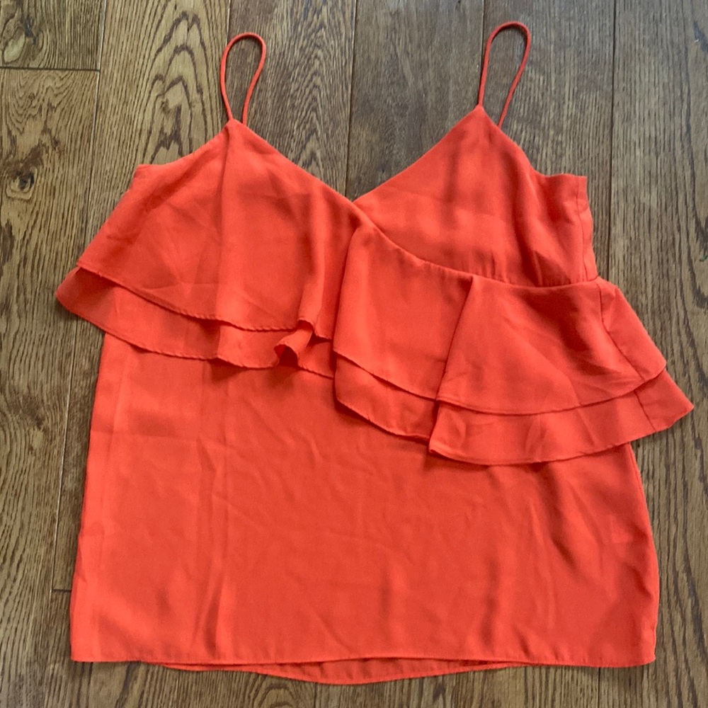 Orange boutique top. Brand is GILLI